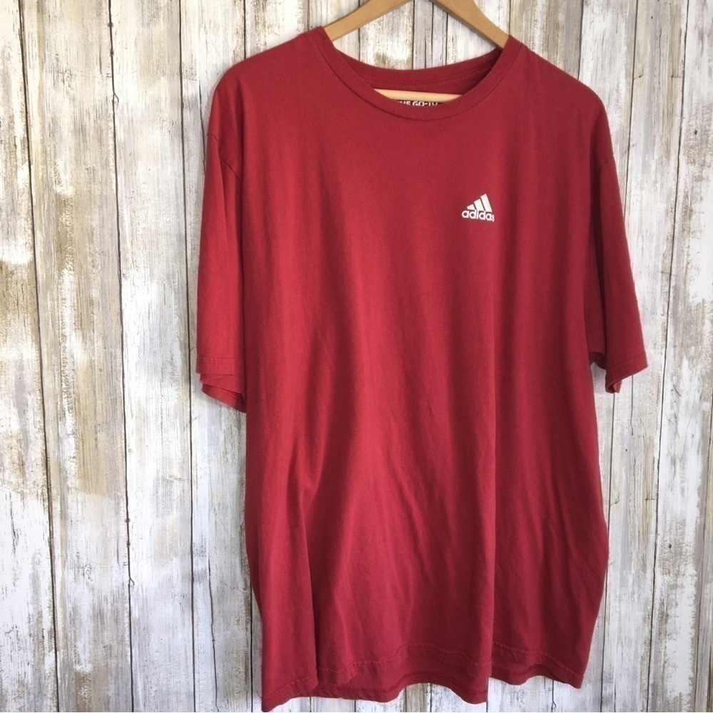 Adidas Red Go To Tee - Picture 3 of 4